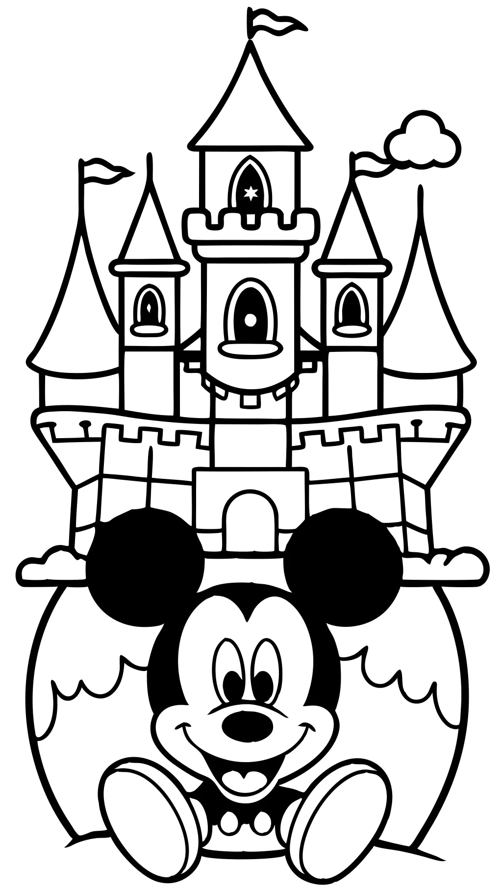 cute coloring pages disney